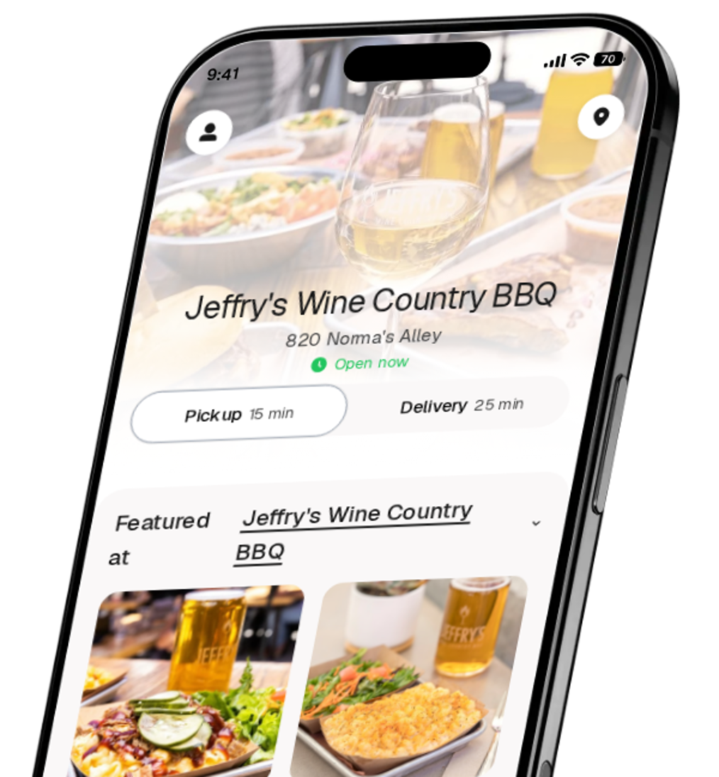 Jeffry's Wine Country BBQ app preview