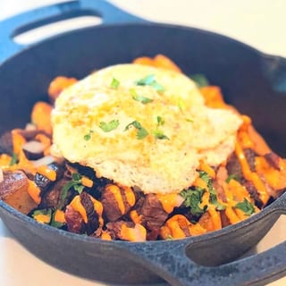 Smoked Brisket Hash & Eggs