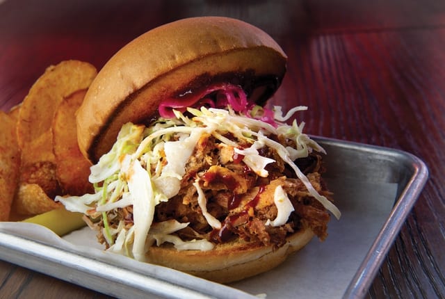 Wine Country Pulled Pork Sandwich.