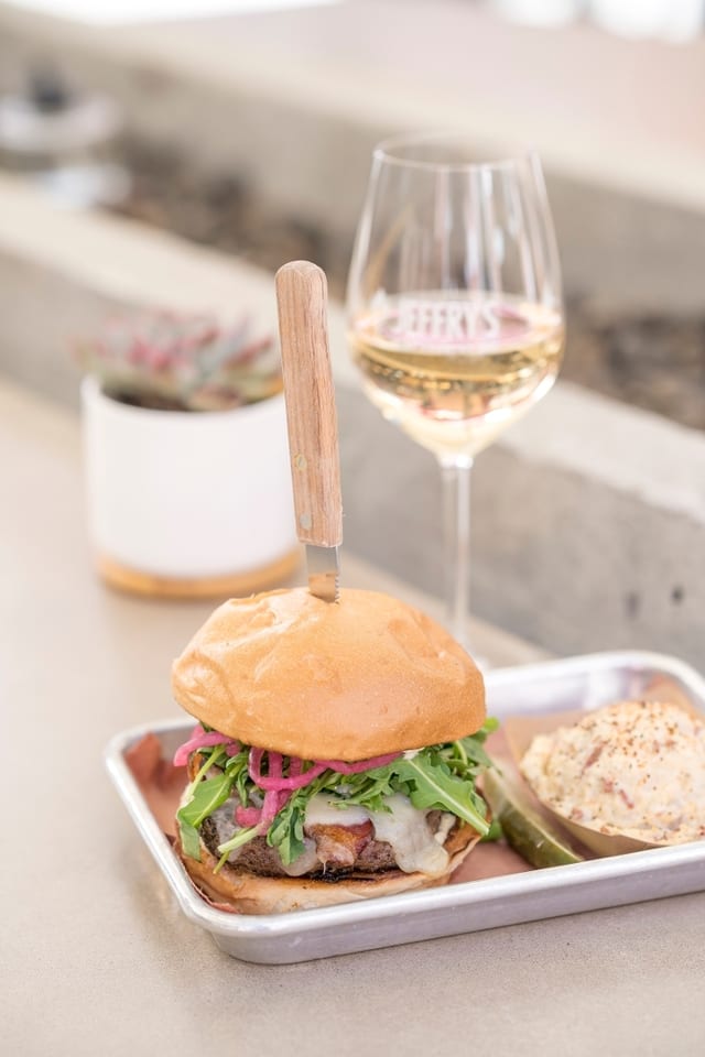 Wine Country Bacon Cheeseburger.