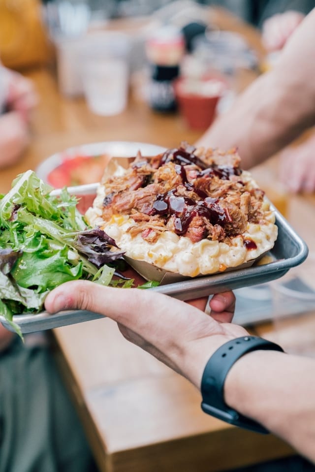 Pulled Pork Mac & Cheese.